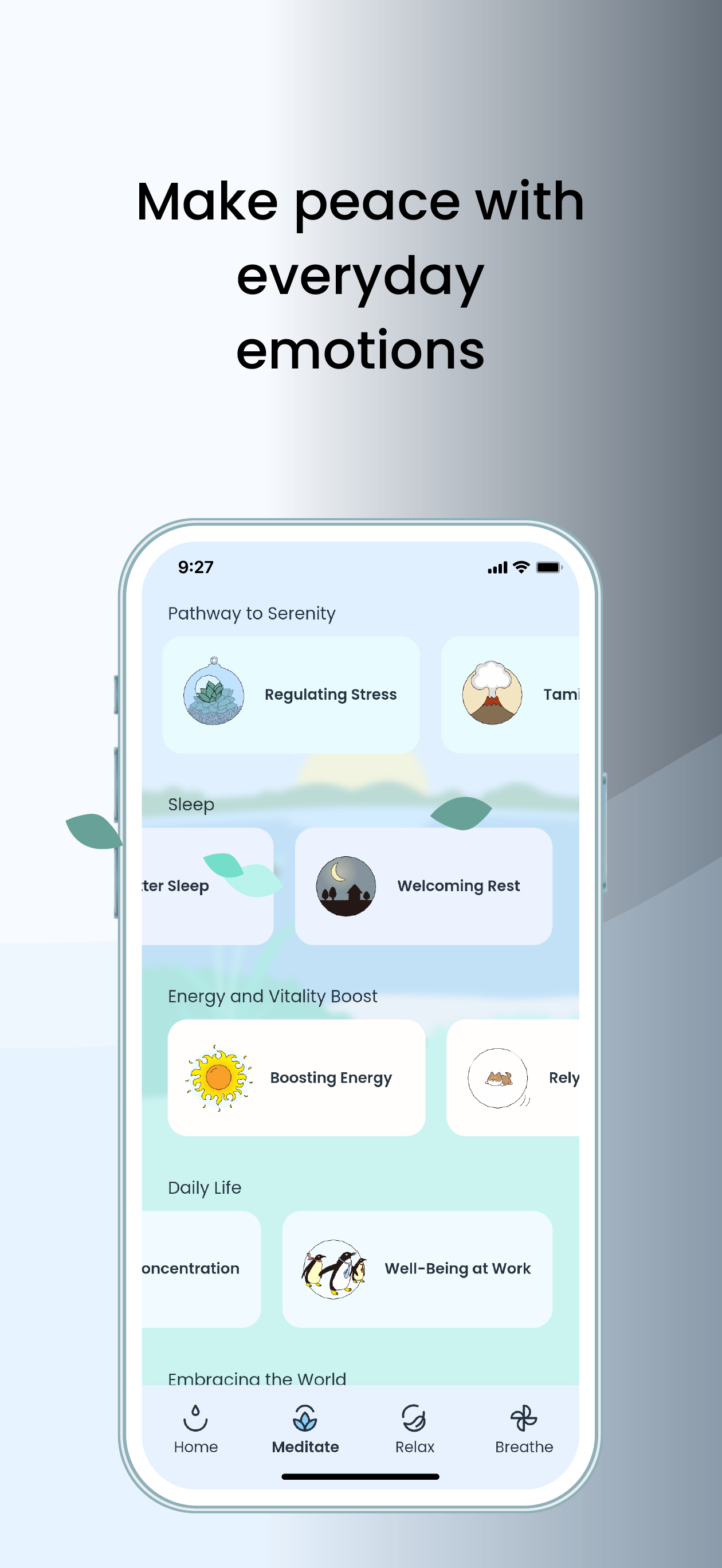 MeditBe: Meditation & Sleep screenshot 2