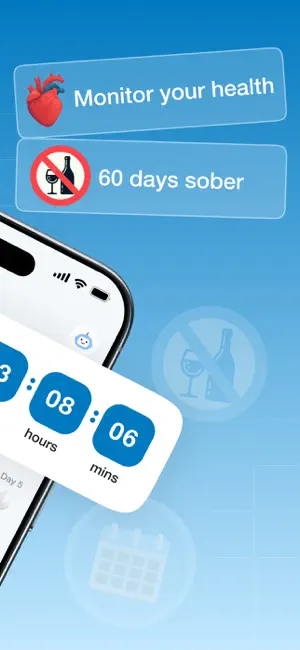 Soberly: Alcohol free tracker screenshot 2