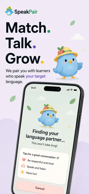 SpeakPair: Language Buddy screenshot 3