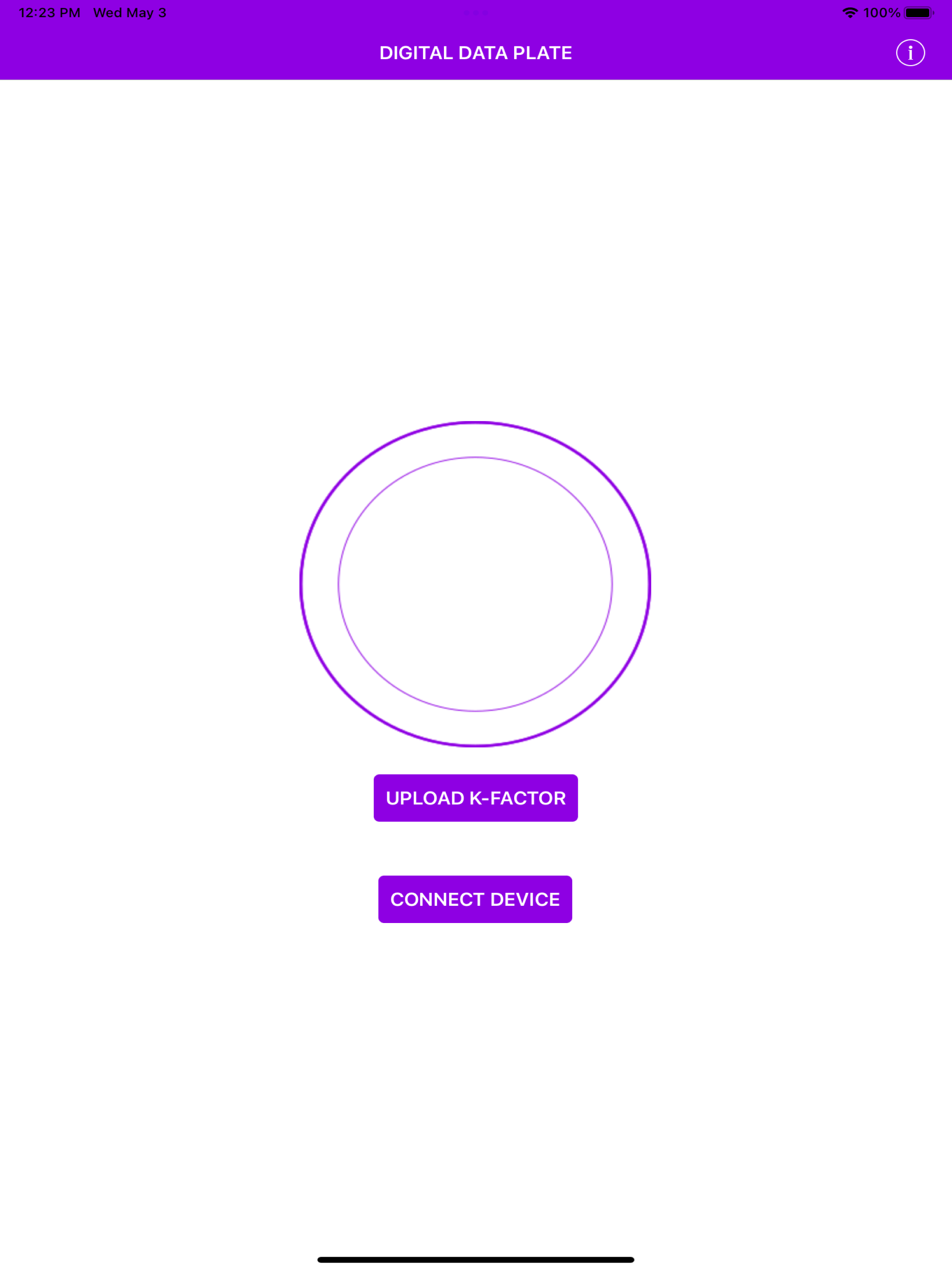 Digital Data Plate