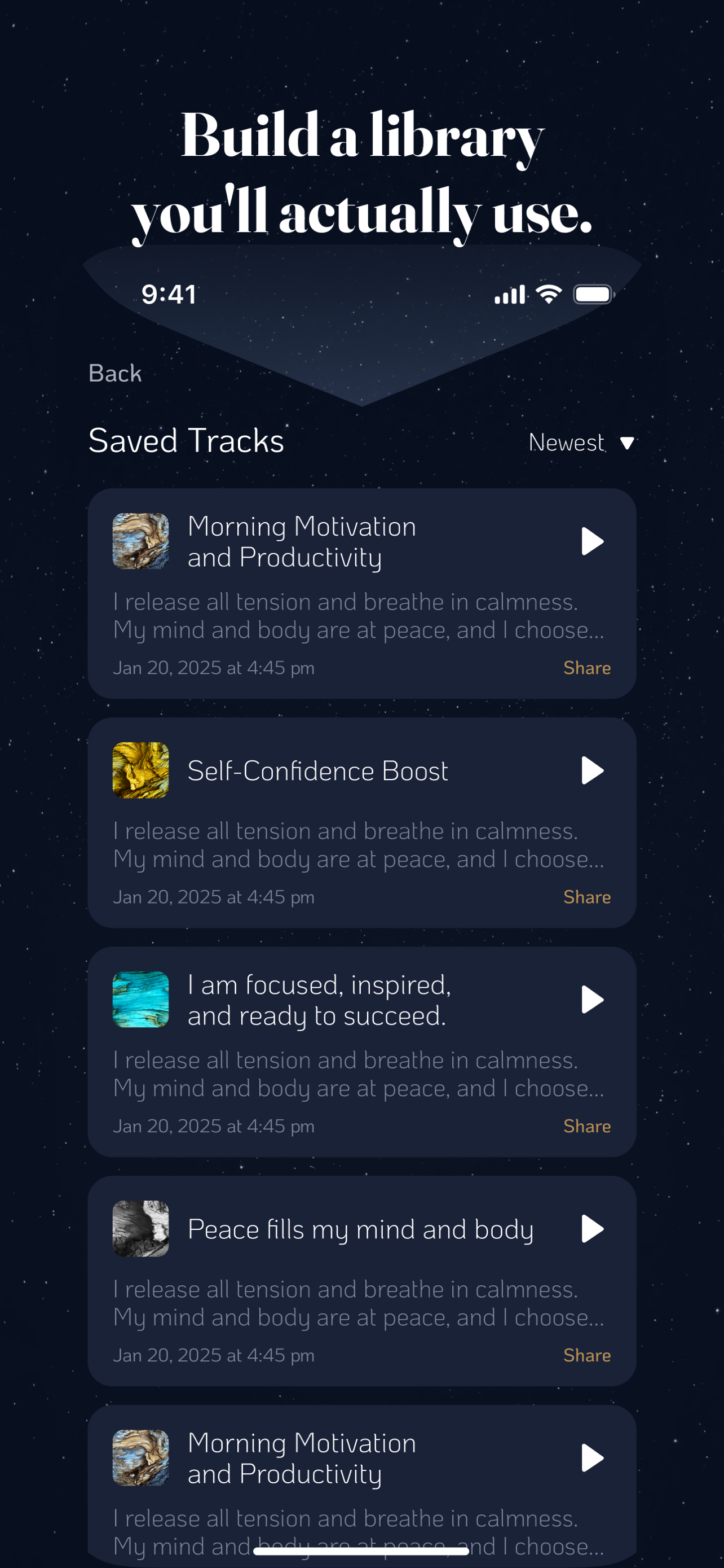 NewSelfTalk: AI Affirmations