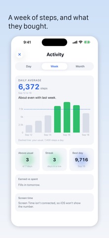 Step Scroll: Earn Screen Time Screenshot 5 of 6