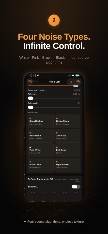 #2. Noise Lab - Focus and Sleep (iOS) By: Steven Wilkinson