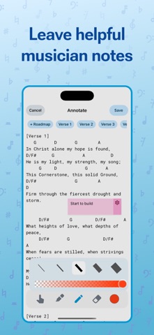 Songbook Pro - Mezzo iPhone screenshot