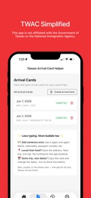 Taiwan Arrival Card Helper screenshot