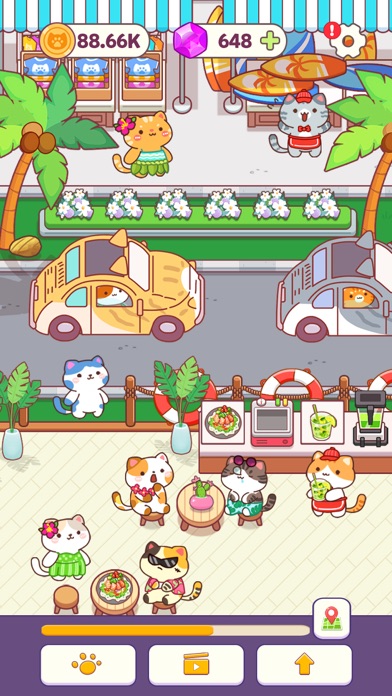 Cat Cooking Bar - Food games Screenshot