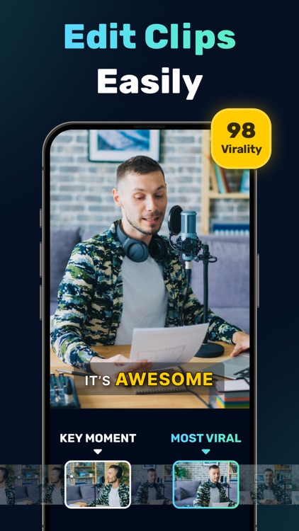 Opus Vids. Short сlips with AI