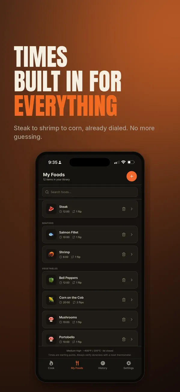 Screenshot #2 pour Grillkeeper: BBQ Grill Timer