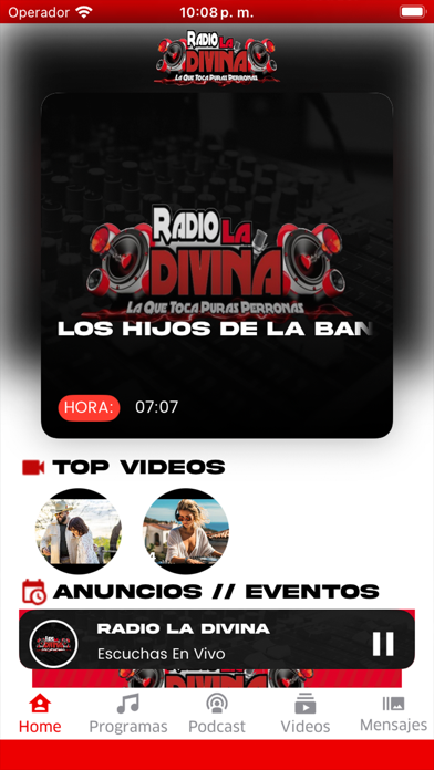 Radio La Divina Screenshot