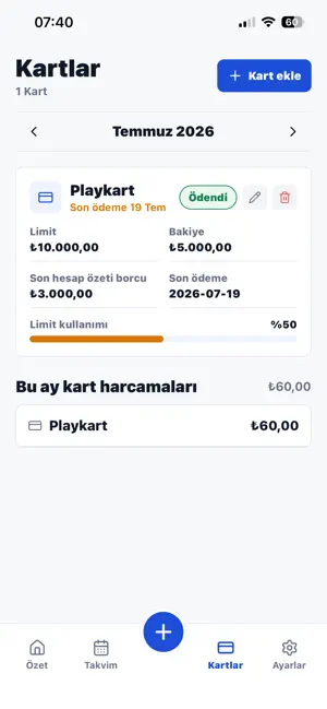Gelir Gider: Personal Budget screenshot 3