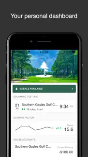 southern gayles golf club iphone screenshot 2
