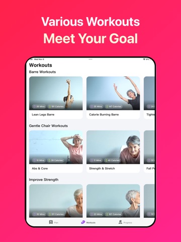 CozyFit: Gentle Home Fitness iPad screenshot