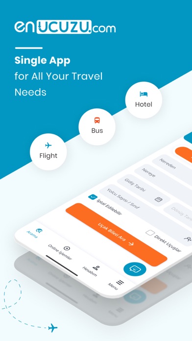 Enucuzu: Flight, Hotel, Bus Screenshot