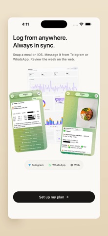 KCALM - AI Calorie Tracker screenshot