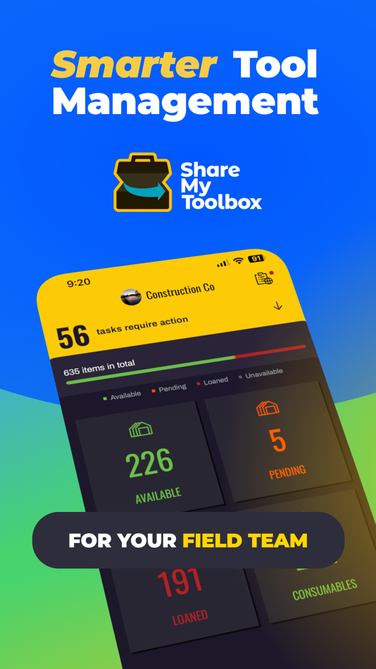 #1. ShareMyToolbox - Tool Tracking (iOS) 由: ShareMyToolbox, LLC
