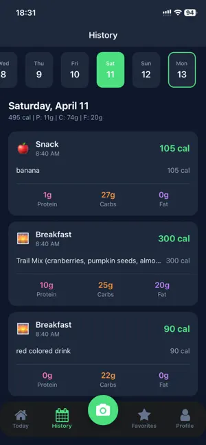 MealSnap: AI Calorie Tracker screenshot 3