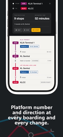 KL Trains: MRT LRT Planner Screenshot 3 of 10
