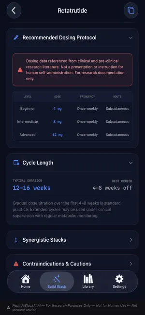 Peptide Stack AI screenshot 4