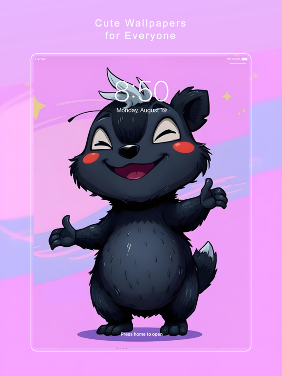 Cute Wallpapers for Girls 4K iPad screenshot 4 - Lifestyle app