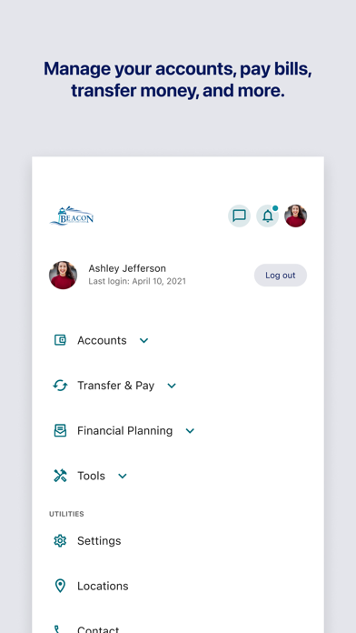 Beacon FCU Mobile Screenshot