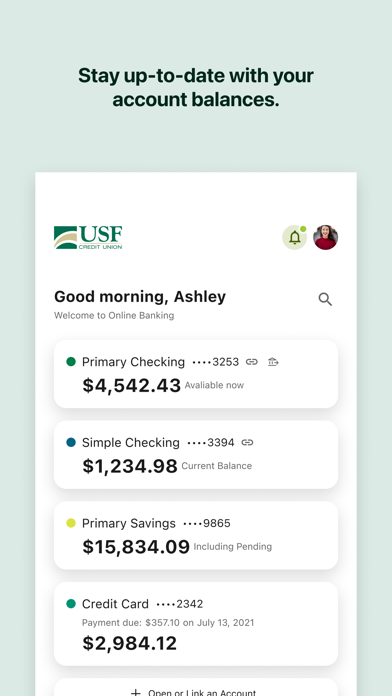 Screenshot #2 pour USF Credit Union Mobile