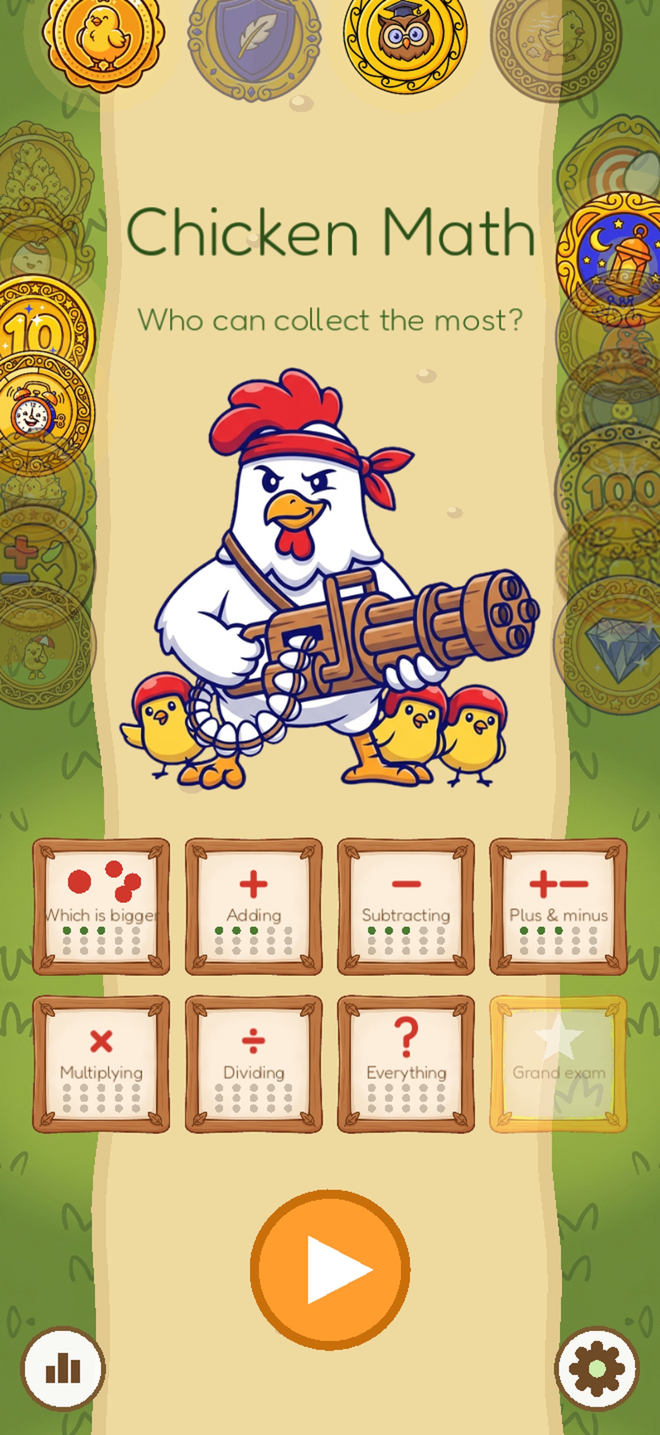 Screenshot 1 of Chicken Math: Kids Counting