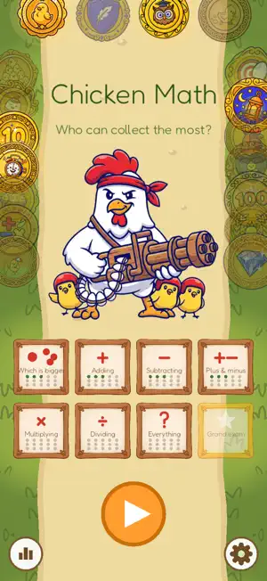 Chicken Math: Kids Counting screenshot 1
