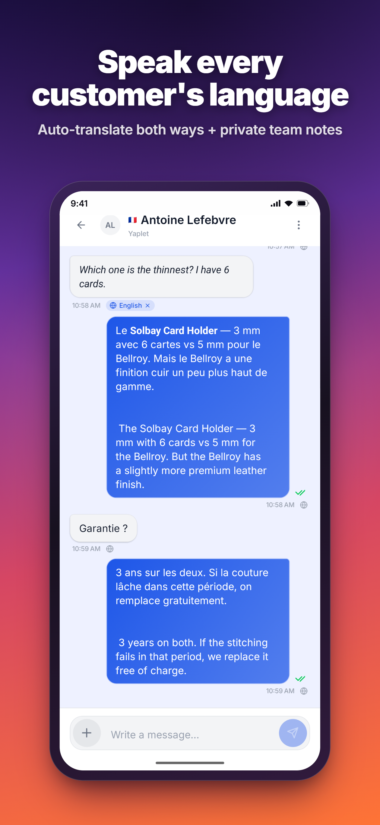 Yaplet — AI Support Inbox screenshot 5