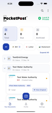 PocketPost® screenshot