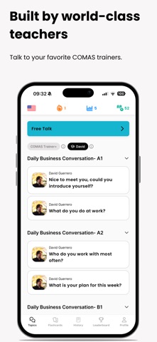 COMAS Trainer+ iPhone screenshot