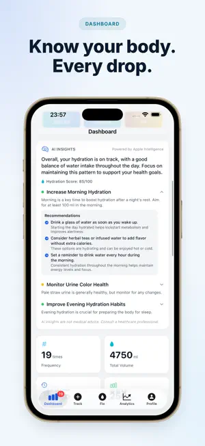 Fluen AI: Bladder Health Diary screenshot 3