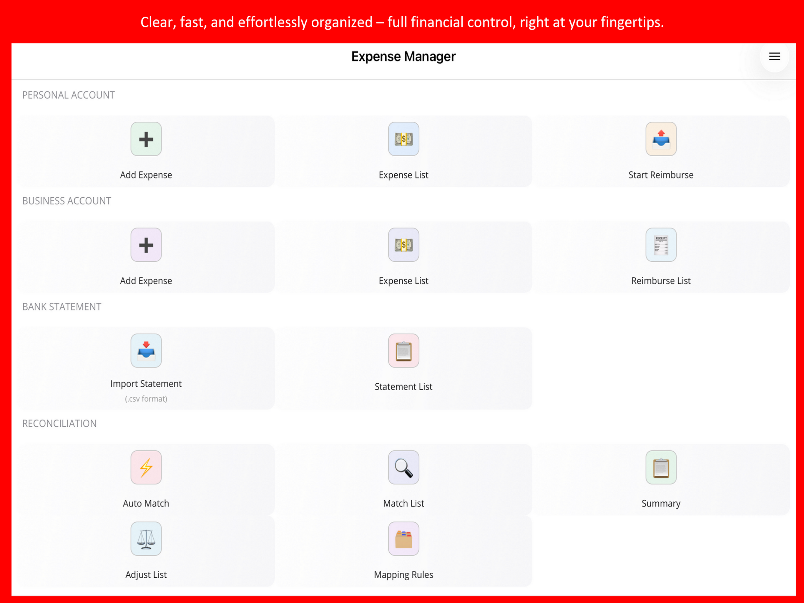 CA Expense Tracker