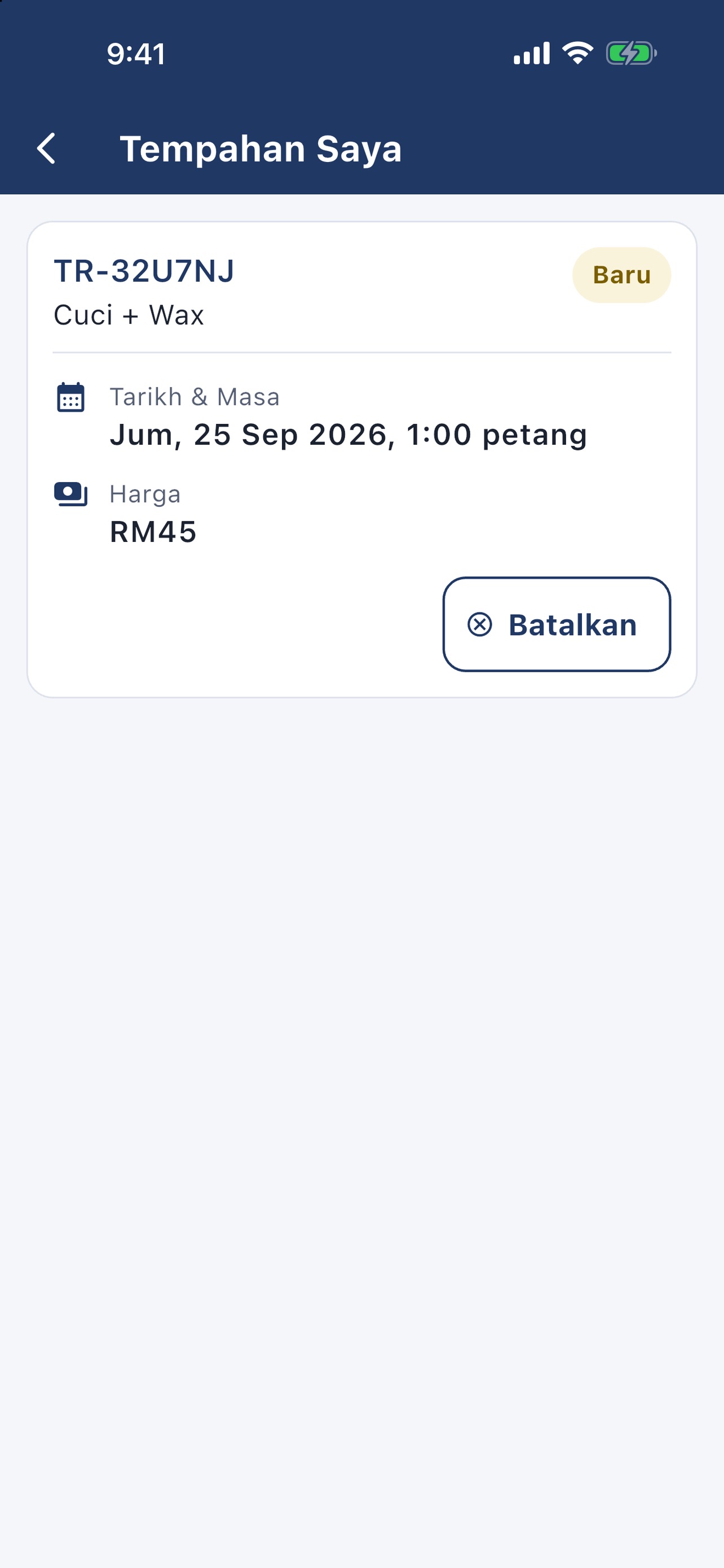 Screenshot 3 of Cuci Kilat - Tempahan