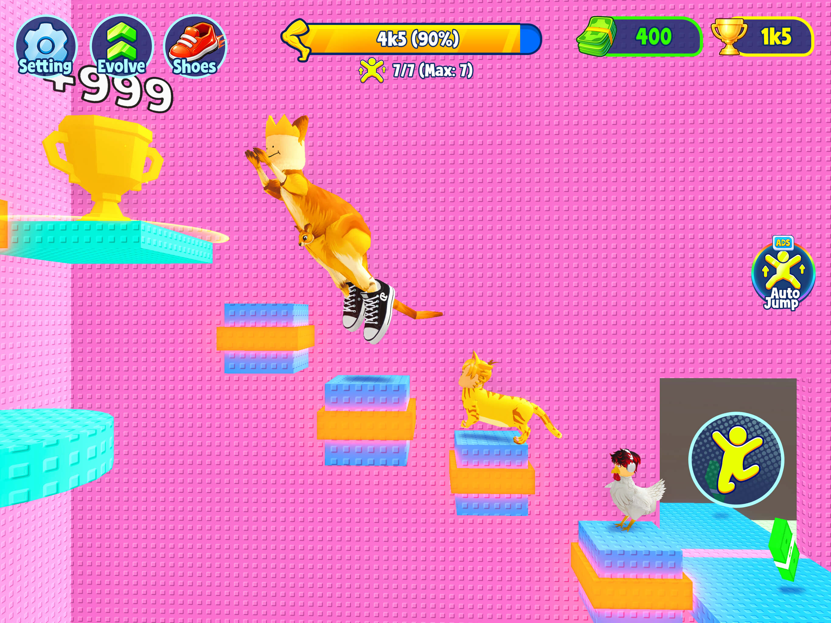 Animal Climb Up: Tower Jump
