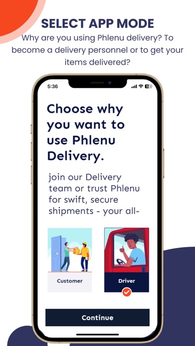 Phlenu Delivery Screenshot