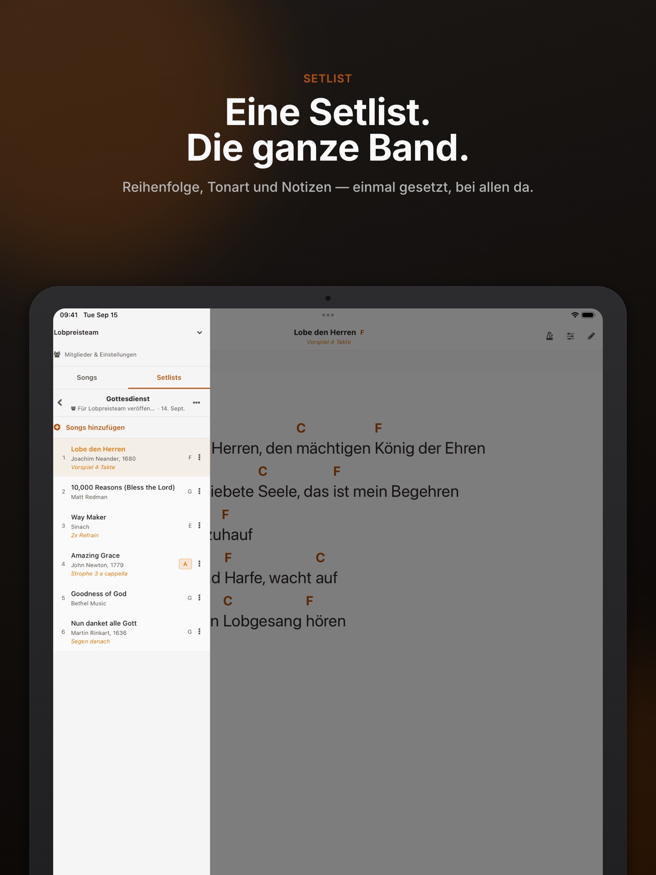 Screenshot 9 of ChordFlow: Band Setlists