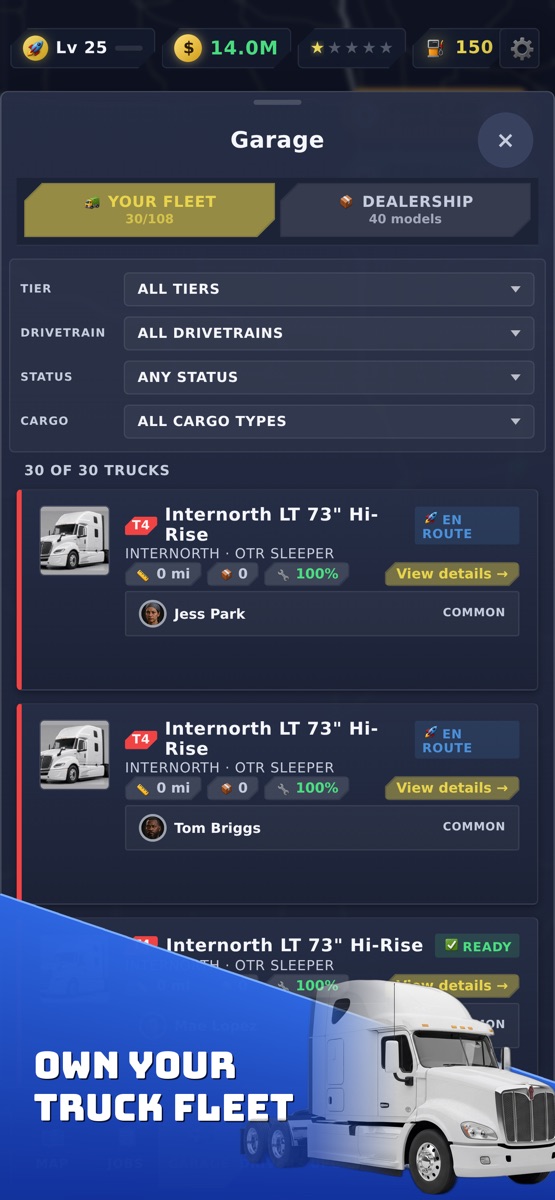 Idle Truck Fleet official gameplay screenshot 9