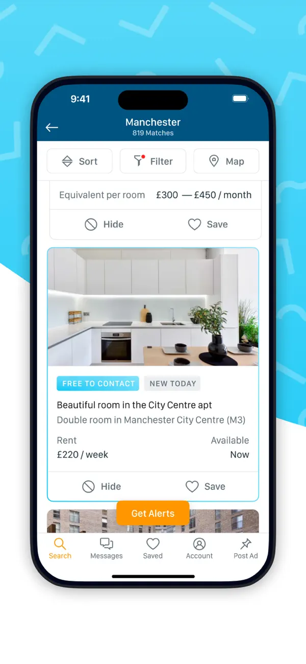Screenshot #2 pour SpareRoom — Find Home Together