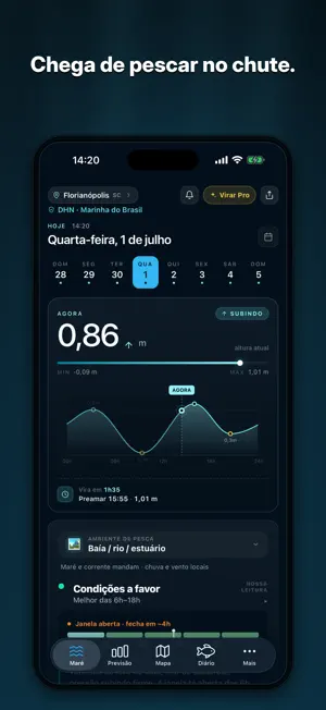 Maré Ao Vivo: Pesca e Previsão screenshot 1