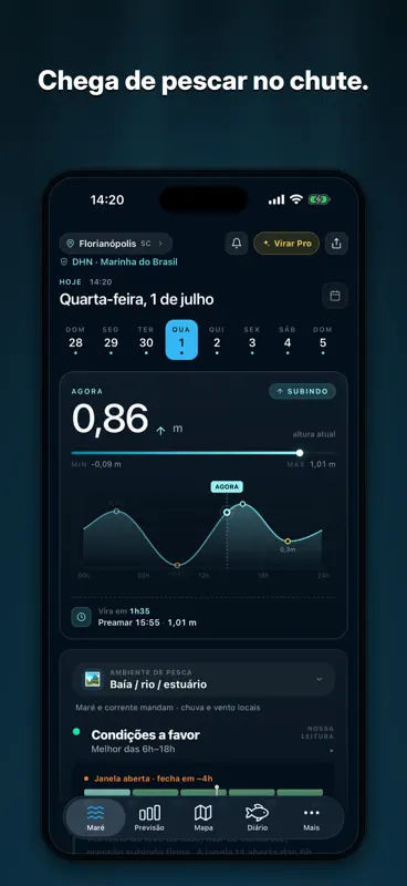 Maré Ao Vivo: Pesca e Previsão screenshot 1 of 8