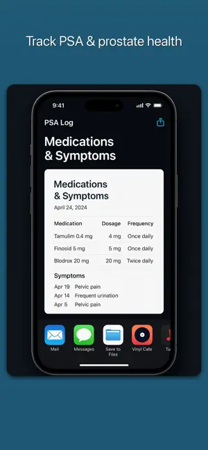 PSA Log: Prostate Tracker screenshot 3