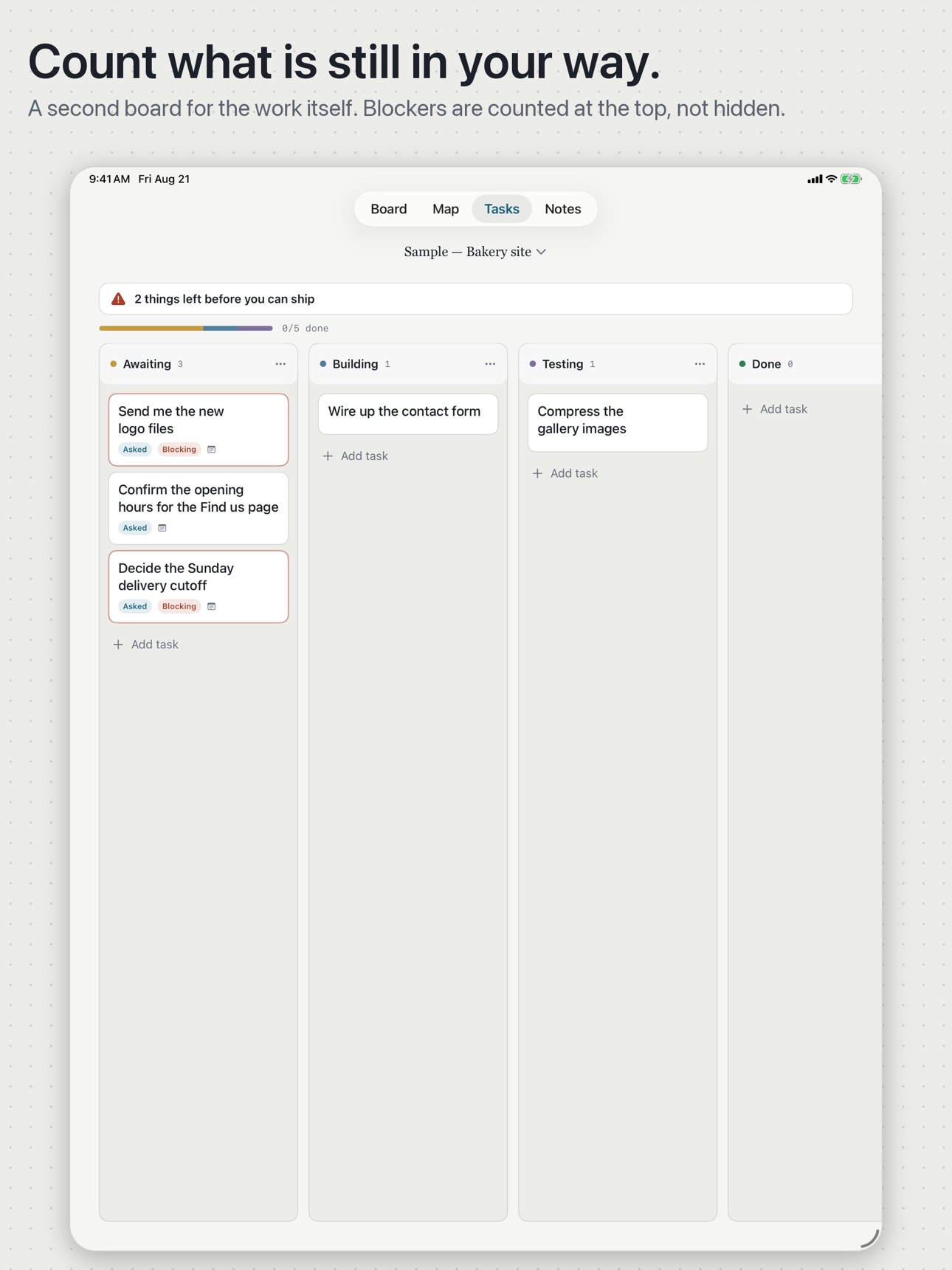 Screenshot 7 of Tackpad: Kanban Task Board