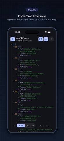 JSON Tools - View Edit iPhone screenshot