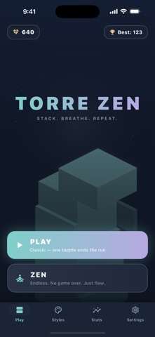 Torre Zen: Block Stack Tower Screenshot 2 of 5