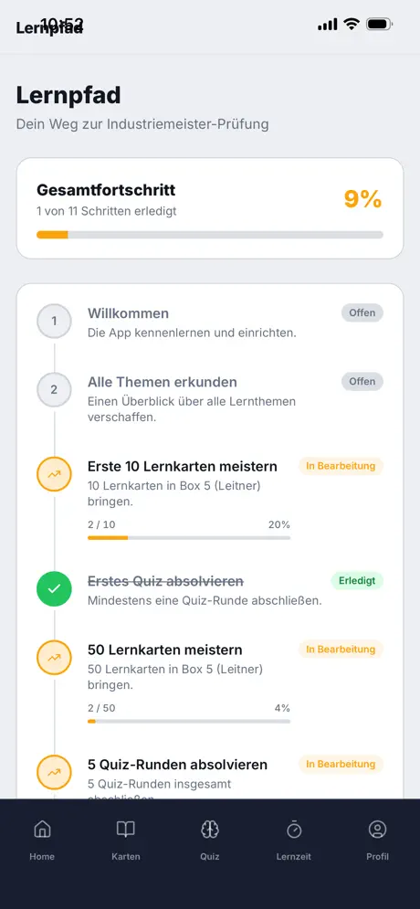 Industriemeister Basisquali‑App screenshot 5