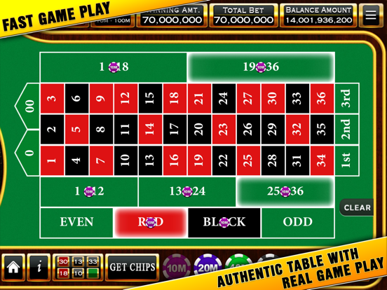 Roulette - Casino Style iPad app afbeelding 1