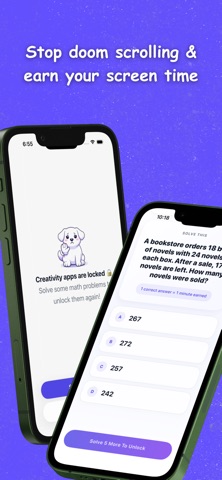 Stop Doomscrolling: Mathunlock Screenshot 1 of 5
