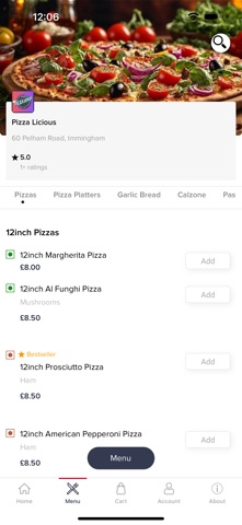Pizza Licious Online screenshot