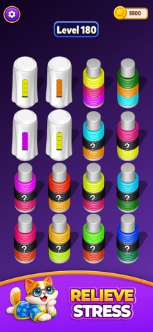 Slinky Sort 3D iPhone screenshot