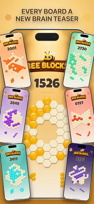 Bee Blocks: Hexa Puzzle screenshot 4